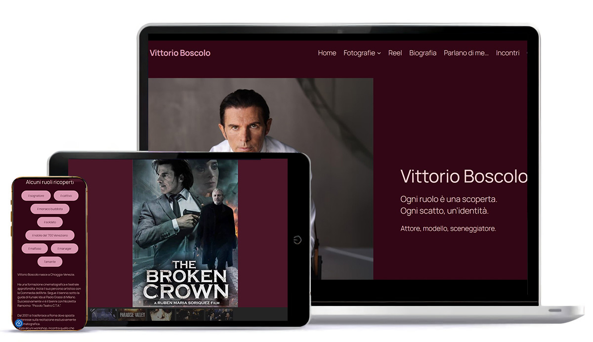 Vittorio Boscolo web design